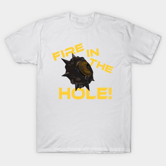 Junkrat Fire in the hole T-Shirt by Genessis